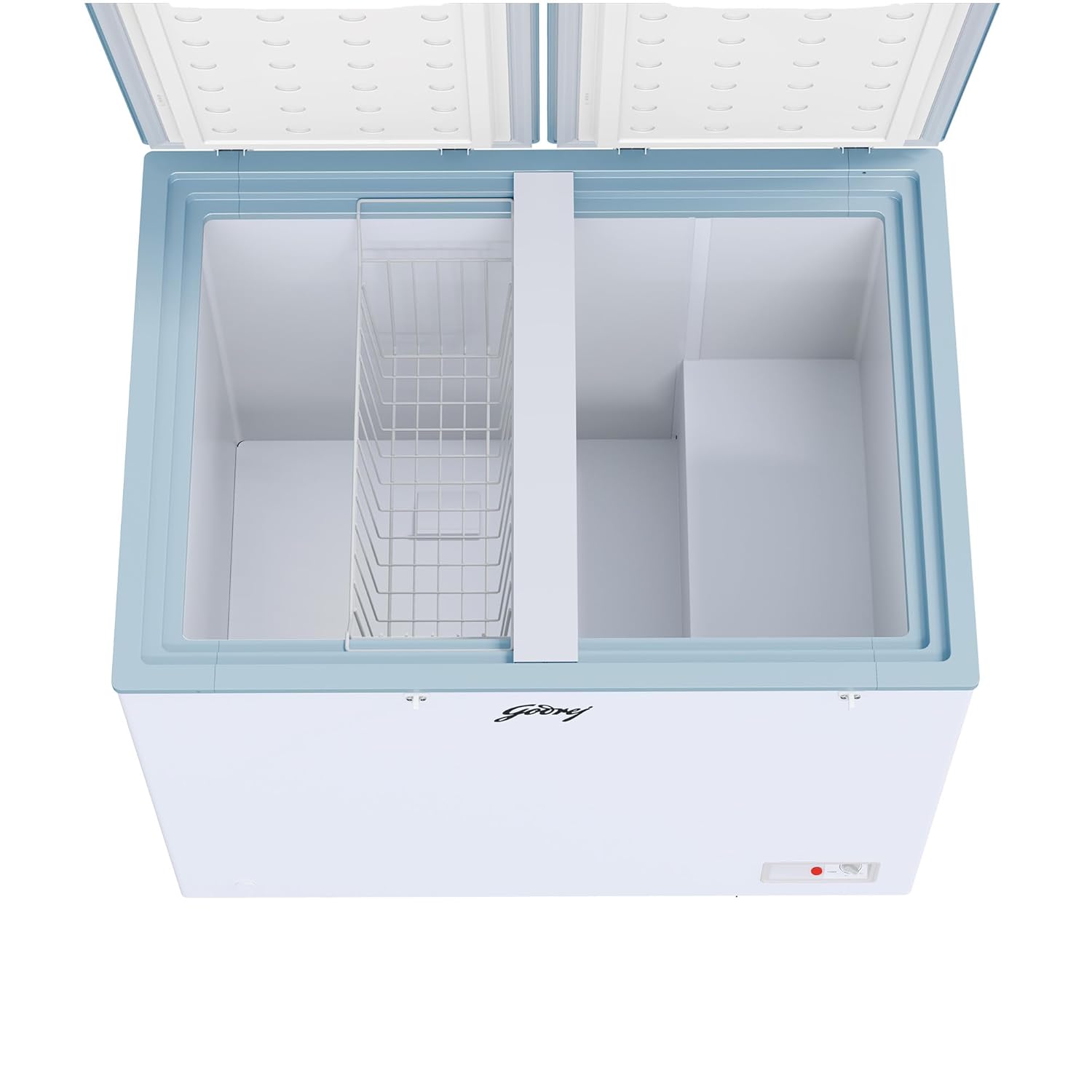 Godrej DH ESNCH 325D 2HCNP RW 302 L Double Door Convertible Deep Freezer, White Mahajan Electronics online