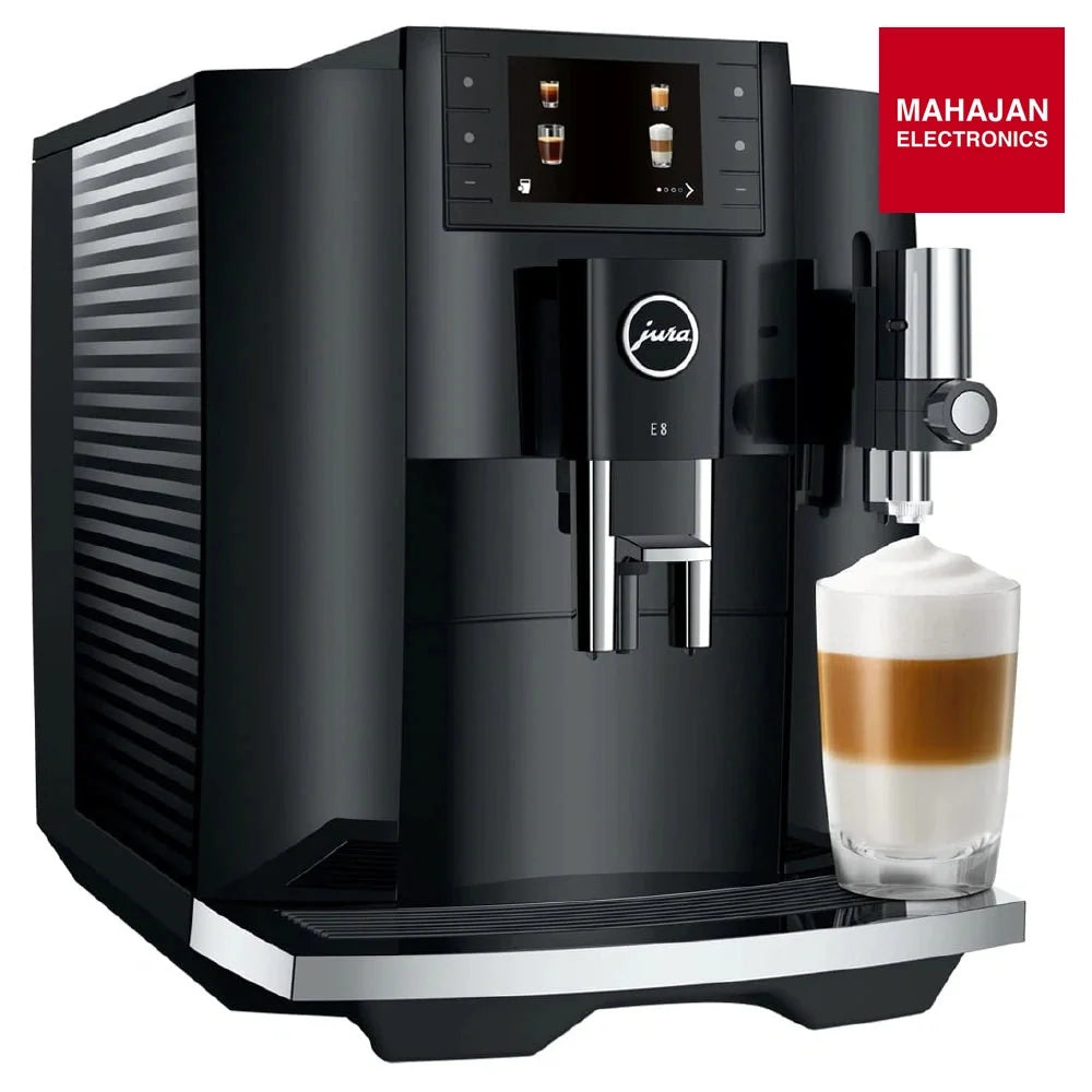 Jura E8 Cosmic Black Automatic Coffee Machine(15840) – Mahajan Electronics Online.