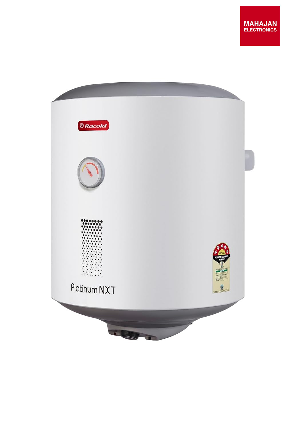 Racold Platinum NXT with Free Standard Installation and Pipes 100 L Storage Water Geyser (White) – Mahajan Electronics Online.