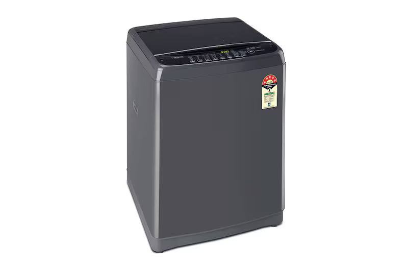LG T80SNMB1Z 8 Kg Top Load Washing Machine | Smart Inverter Motor, TurboDrum, Auto Pre Wash, Soft Closing Door – Middle Black- Mahajan Electronics Online