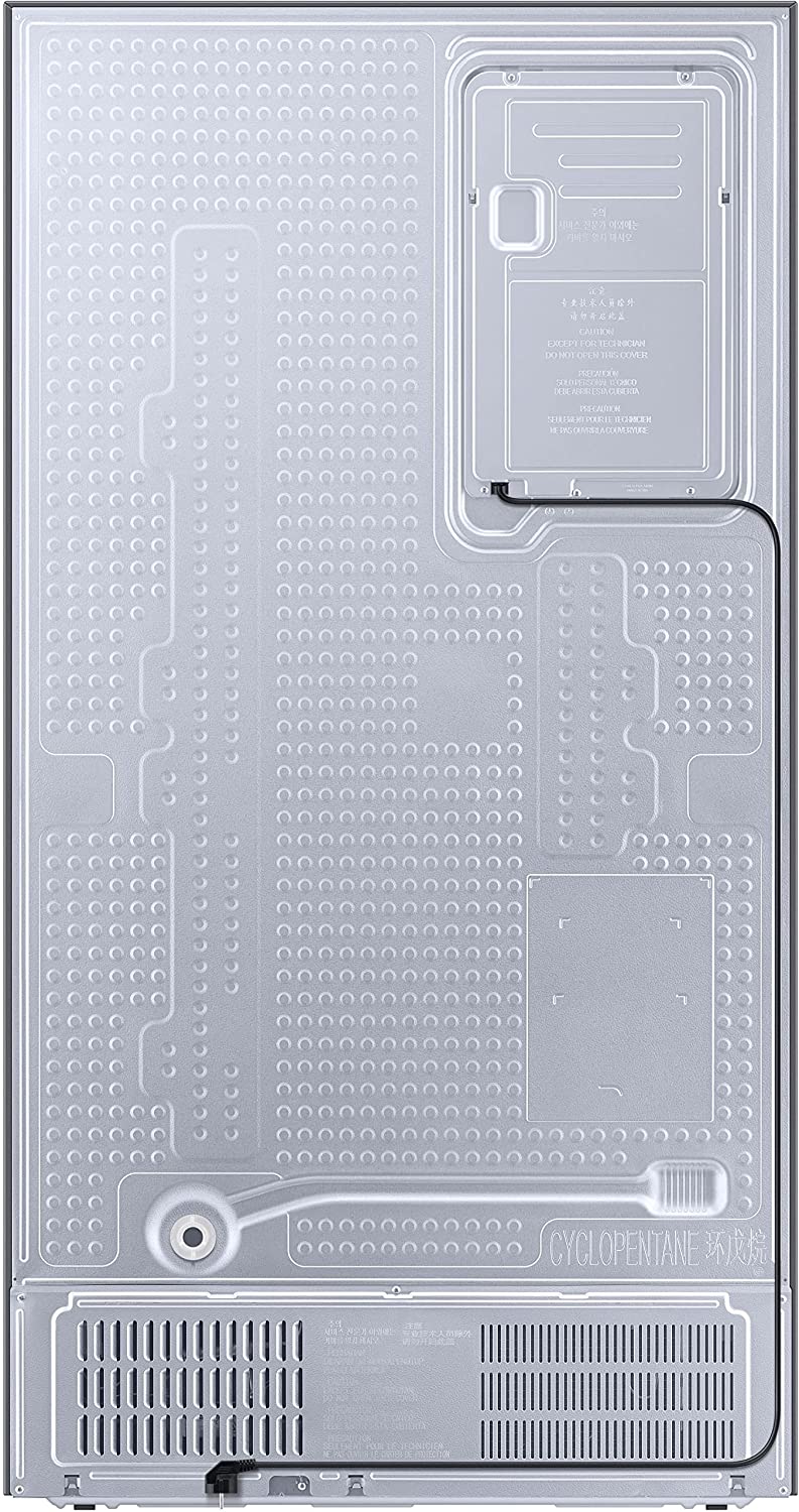 Samsung 615L 3 Star Convertible 5 In 1 Digital Inverter Side by Side Refrigerator, (RS7HCG8543SLHL, EZ Clean Steel) - Mahajan Electronics Online