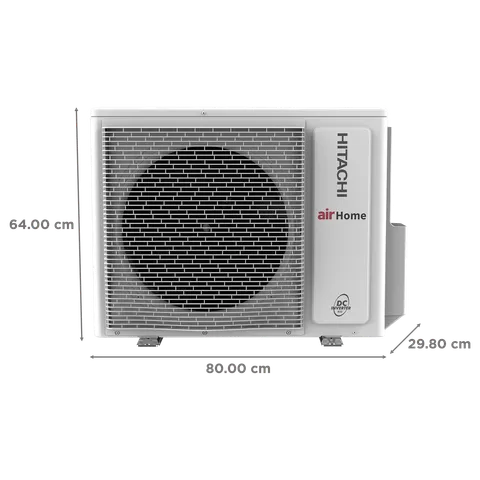 HITACHI RAS.E322PCDIB Toushi Plus 3200XL 2 Ton 3 Star Inverter Split AC (Copper Condenser, Anti-bacterial Superfine Mesh Filter)