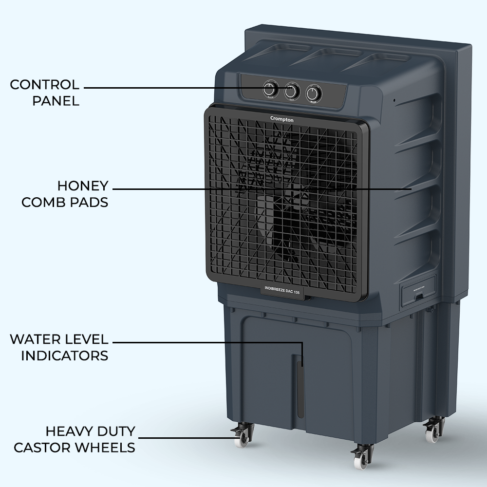 Crompton ACGC-IBDAC135 Industrial Air Cooler 135 Liter Mahajan Electronics Online