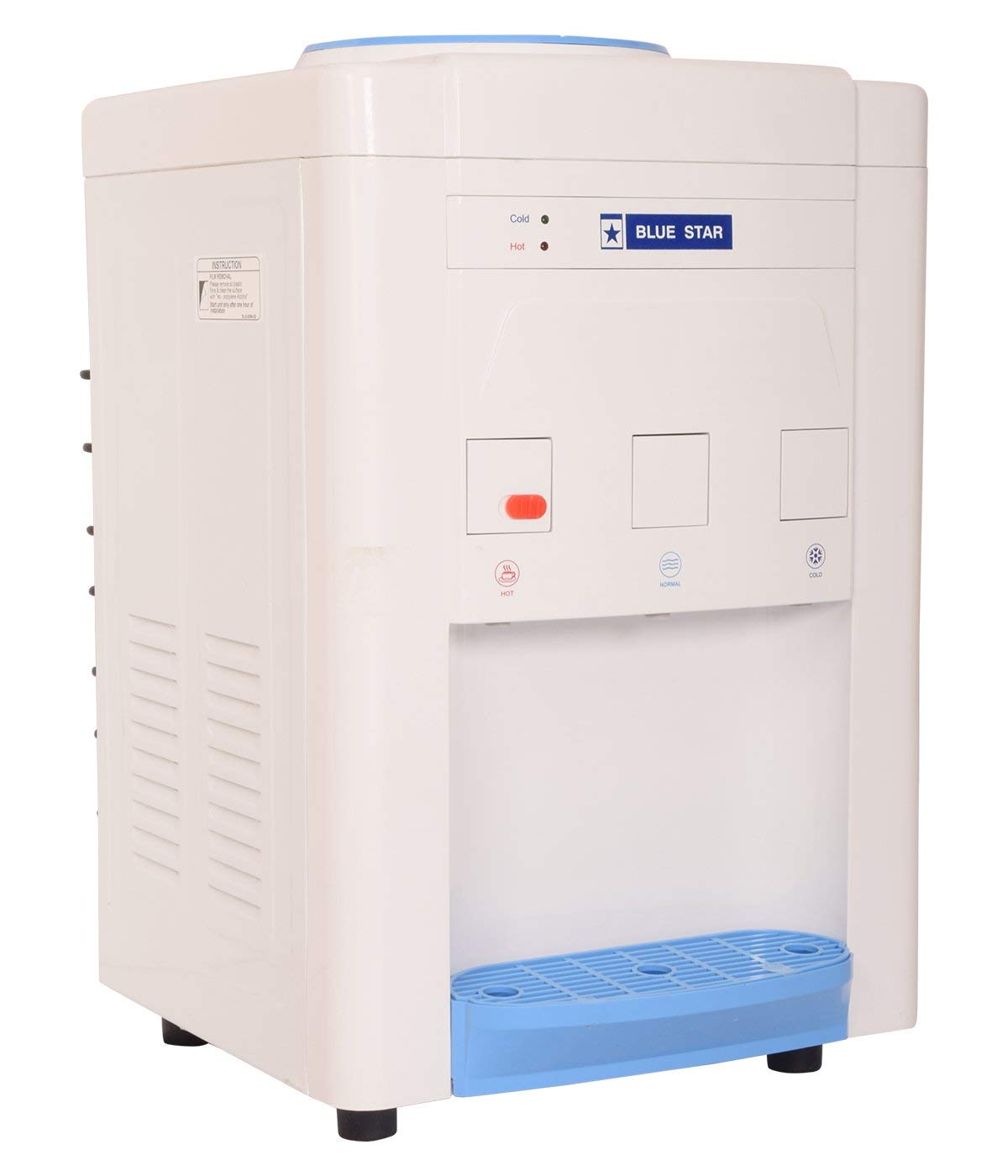Blue Star BWD3TTGA Hot & Cold Normal Table Top Water Dispenser – Compact, Hygienic & Energy Efficient – Mahajan Electronics Online.