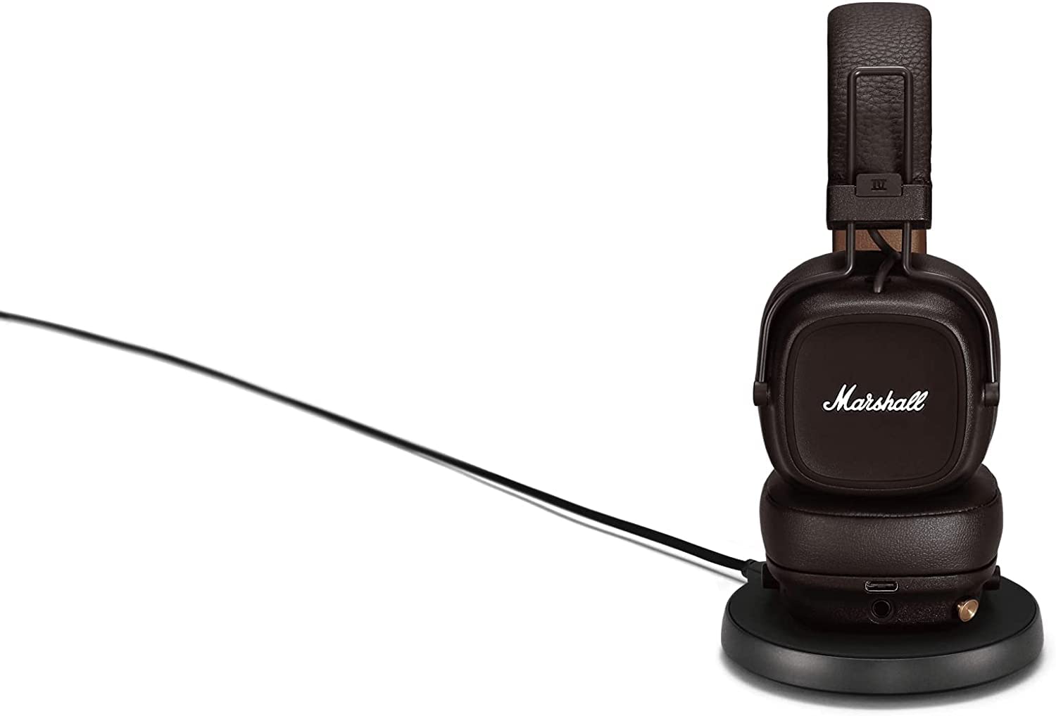 Marshall Major IV Wireless Bluetooth On Ear Headphone with Mic (Brown) Mahajan Electronics Online