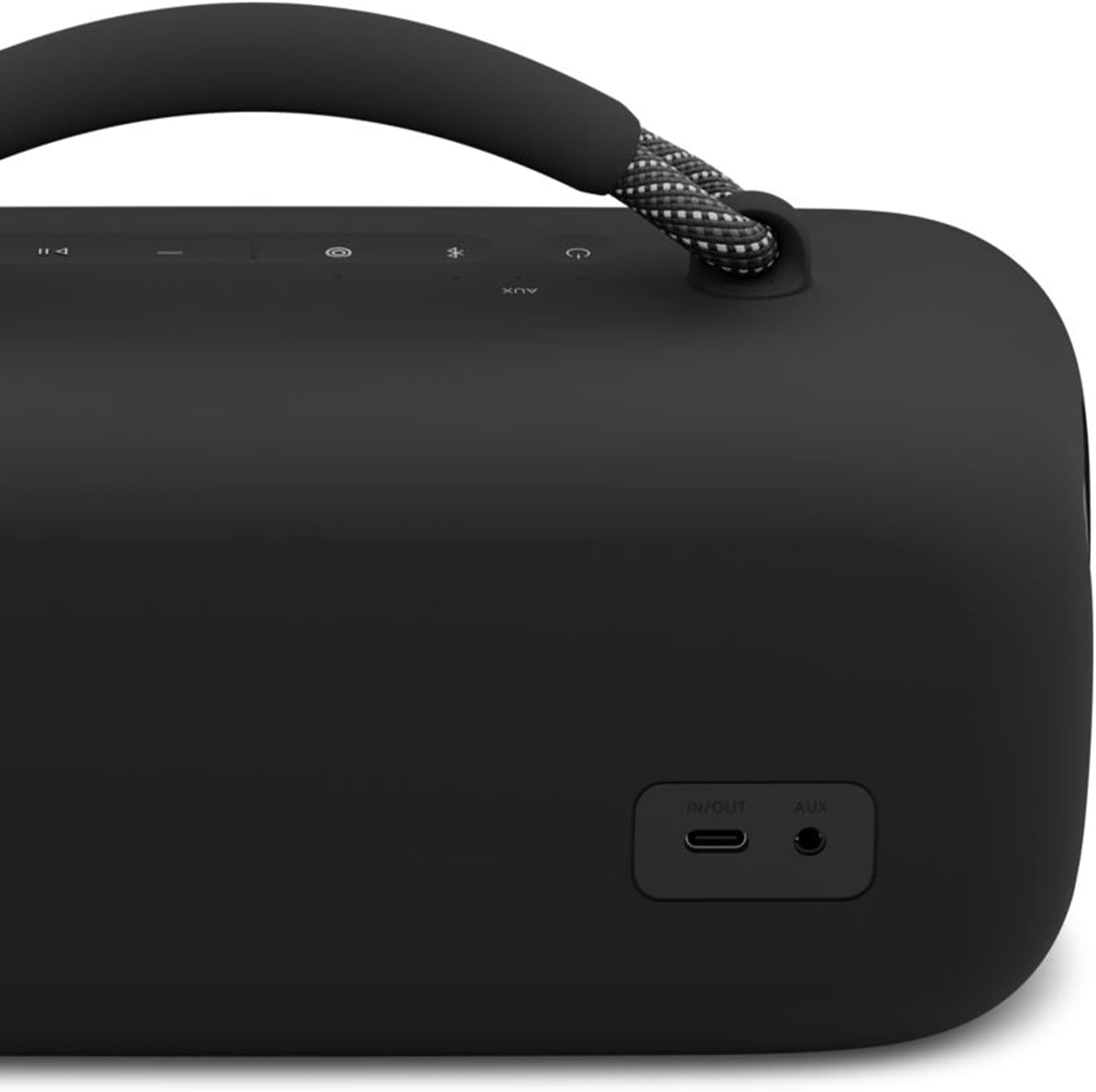 Bose NEW SoundLink Max Portable Speaker, Large Waterproof Bluetooth Speaker, Up to 20 Hours of Battery Life, USB-C, Built-In 3.5mm AUX Input, Black Mahajan Electronics Online