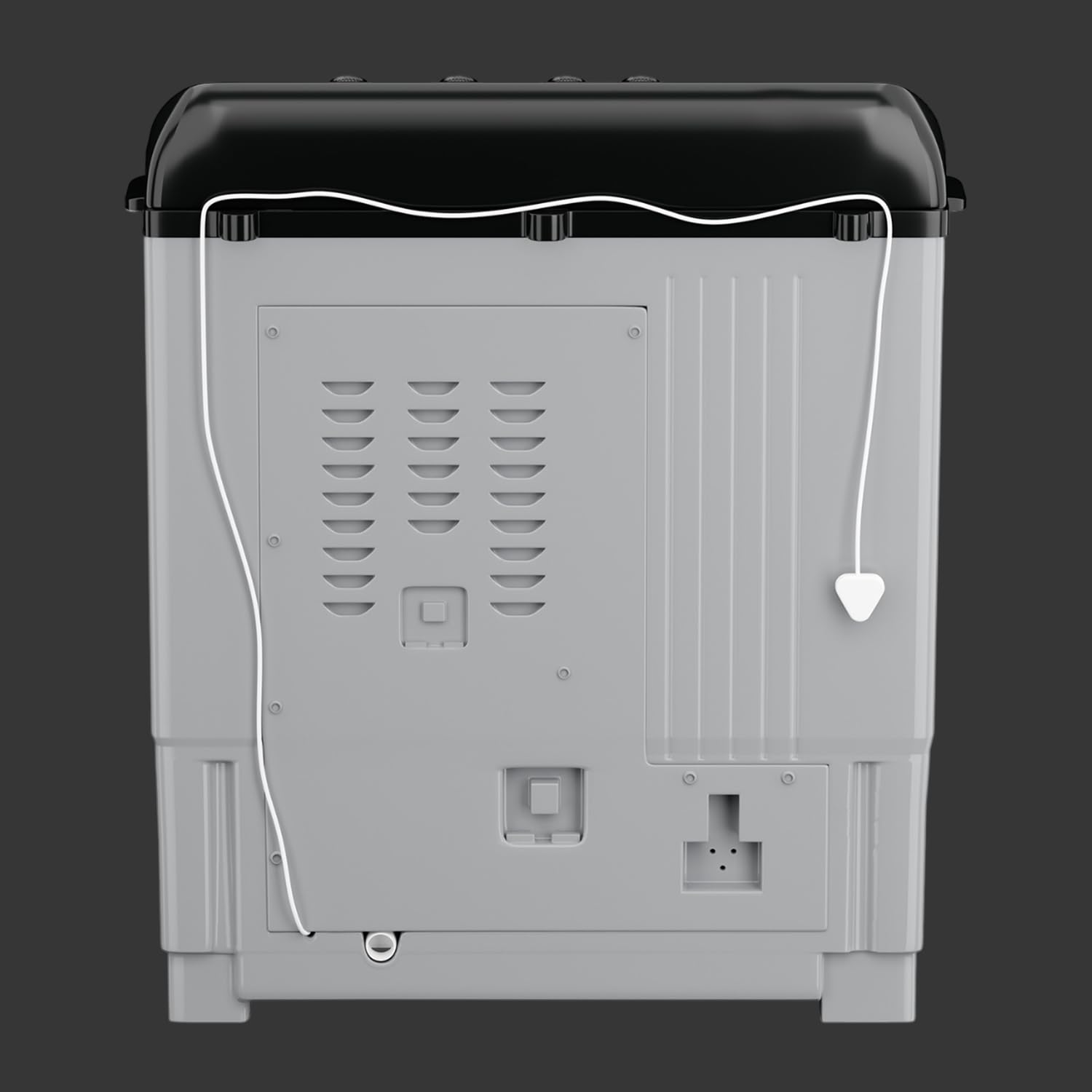 Godrej WS EDGE UNO 120 5.0 PB4 MIGR 12 Kg 5 Star Semi-Automatic Top Load Washing Machine With Air Dry and 4 Wash Programs ( Aqua Power Pulsator, Mist grey)