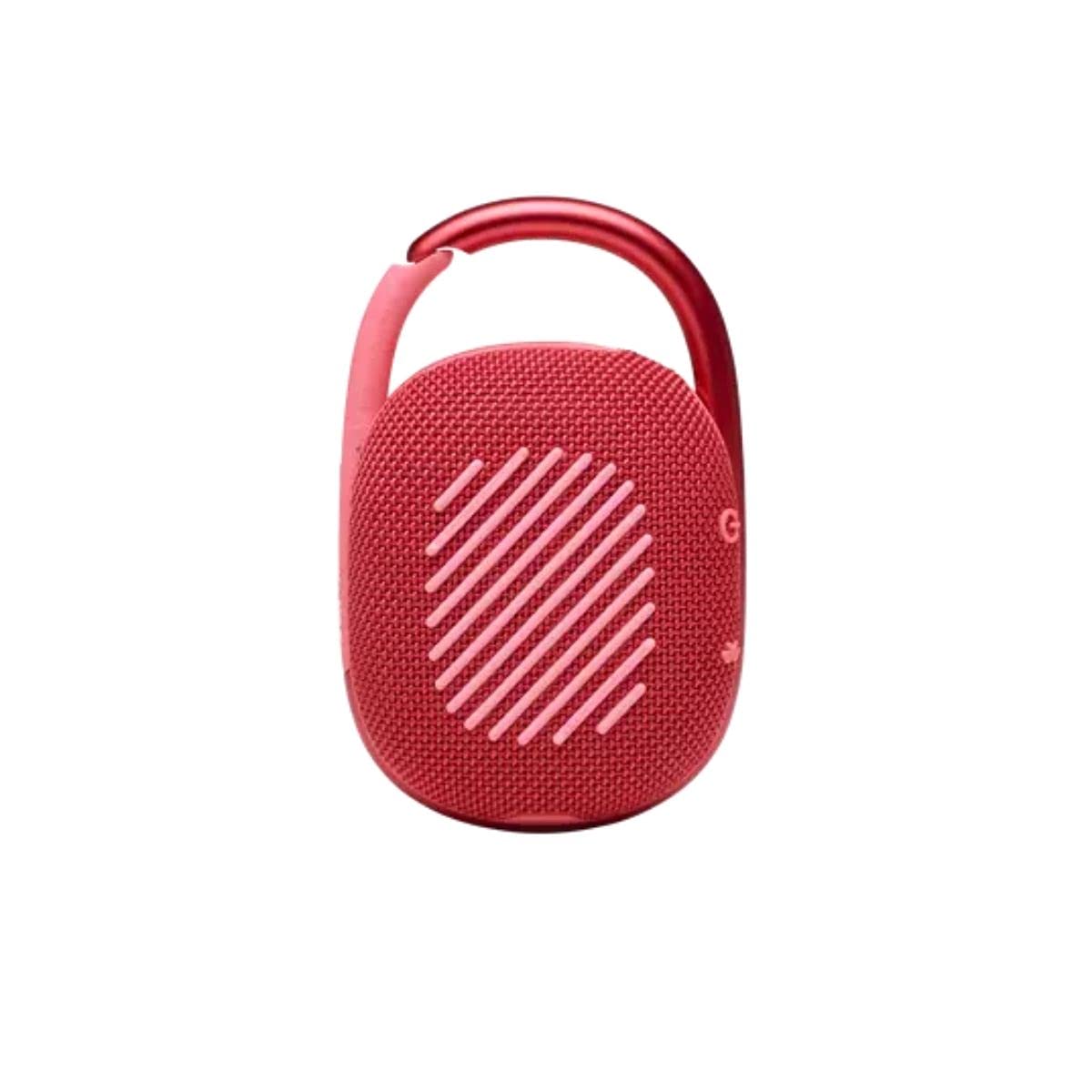 JBL Clip 4, Wireless Ultra Portable Bluetooth Speaker, JBL Pro Sound, Integrated Carabiner, Vibrant Colors with Rugged Fabric Design, Dust & Waterproof, Type C (Without Mic, Red) Mahajan Electronics Online