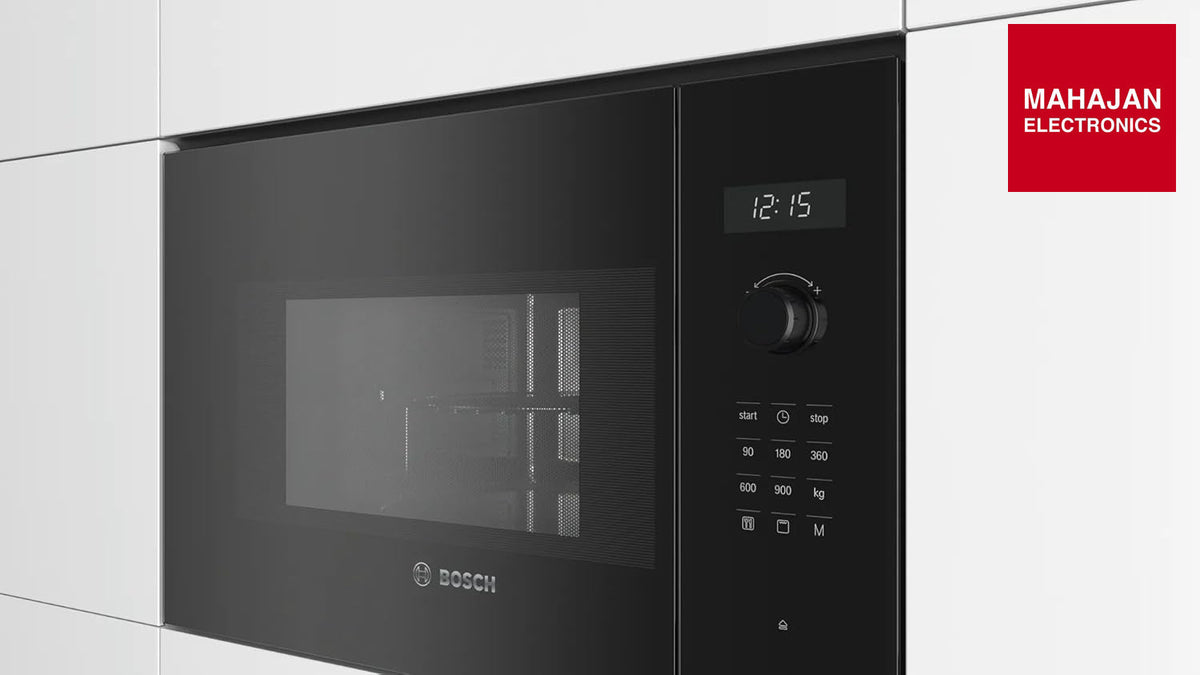 Bosch BEL554MB0I 25 Litre Series 6 Built-In Microwave Oven Stainless Steel – Mahajan Electronics Online.