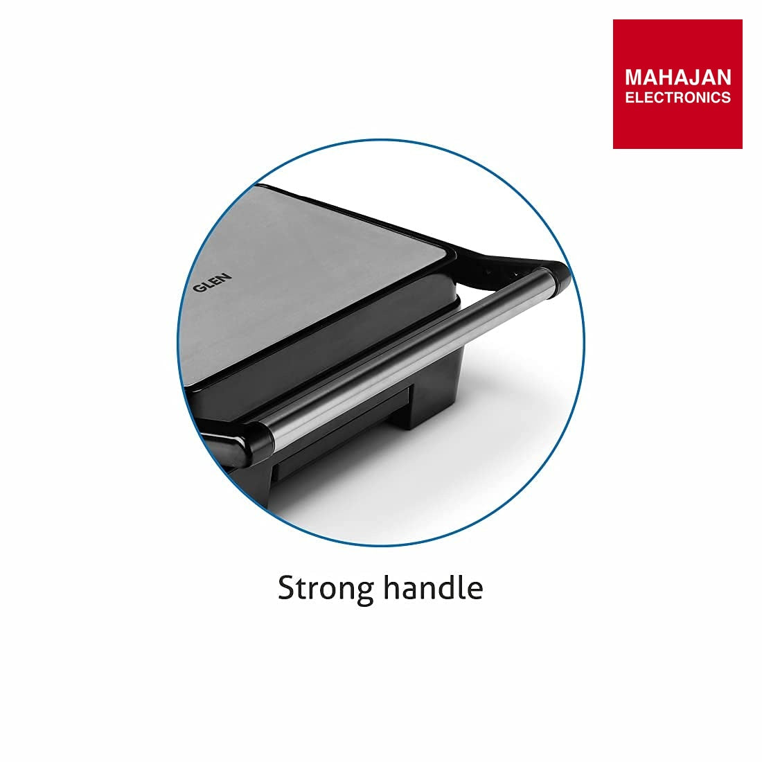 Glen SA 3029 Press Grill Maker 830W With Non Stick Coated Grill Plate & Oil Collector Tray 2 Years Warranty, Black – Mahajan Electronics Online.