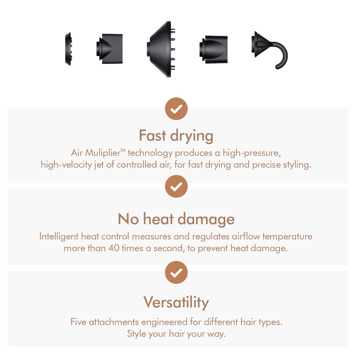 Dyson Supersonic™ Hair Dryer|Fast Drying|No Heat Damage|5 attachments|7 styling, 3 Speed & 3 Heat Settings|Travel Friendly|Unisex Usage|Intelligent Heat Control|2 Year Warranty (Prussian Blue) Mahajan Electronics Online