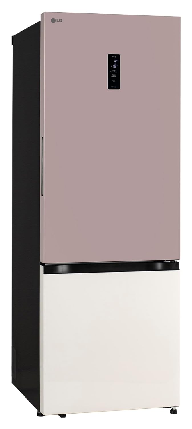 LG GL-B382FPTX 340 L,3 Star,Frost Free,Double Door,Smart Inverter Compressor,Bottom Freezer Refrigerator with DoorCooling+, AI ThinQ,Wi-Fi Convertible (Pink Tango, Express Freeze,Full Wine Rack) Mahajan Electronics Online