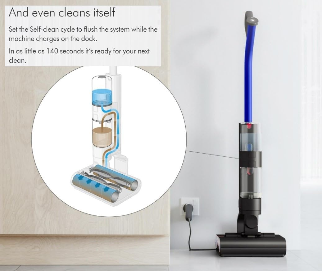 Dyson Wash G1™ Wet Floor Vacuum Cleaner WR01 International Version - Blue/Black Mahajan Electronics Online