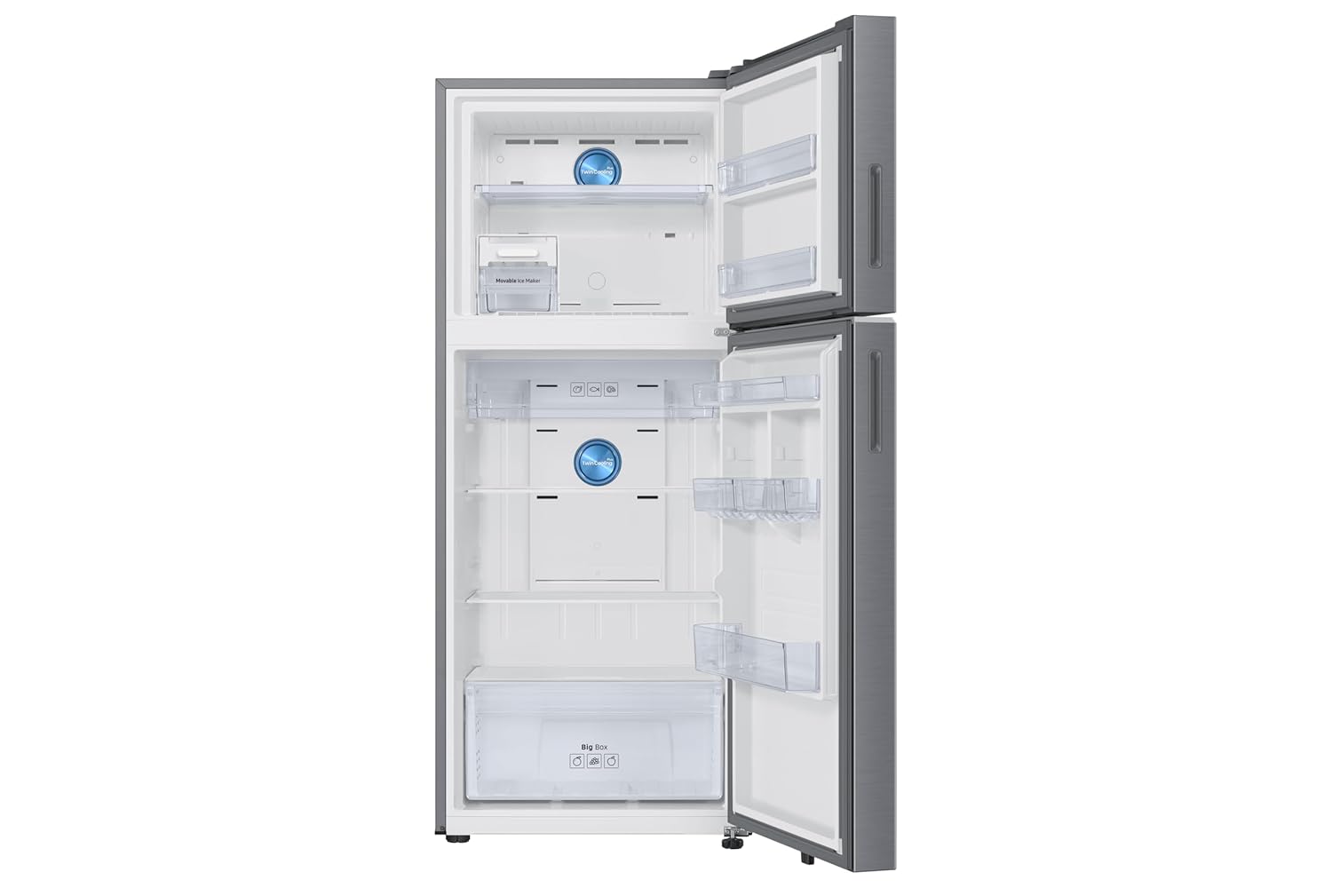Samsung RT41DG6A2BS8HL 396 L, 2 Star, Convertible 5-in-1, Digital Inverter, Frost Free Double Door, WiFi Enabled Bespoke AI Refrigerator (Elegant Inox) Mahajan Electronics Online