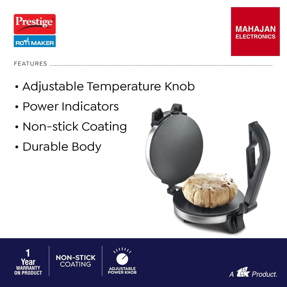 Prestige PRM 3.0 900 W Roti Maker – Mahajan Electronics Online.