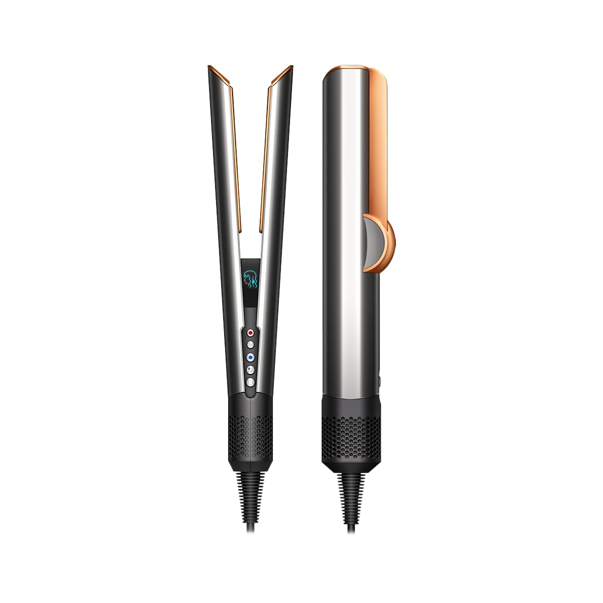 Dyson Airstrait™ HT01-BNBC-IN Hair Straightener (Bright Nickel/Bright Copper) – Wet to Dry Styling with Air, No Hot Plates, No Heat Damage