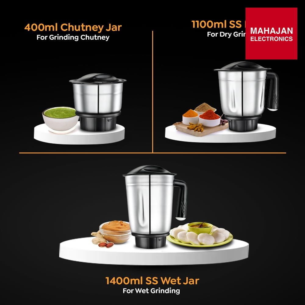Prestige Superb Plus 500 W Mixer Grinder – Mahajan Electronics Online.