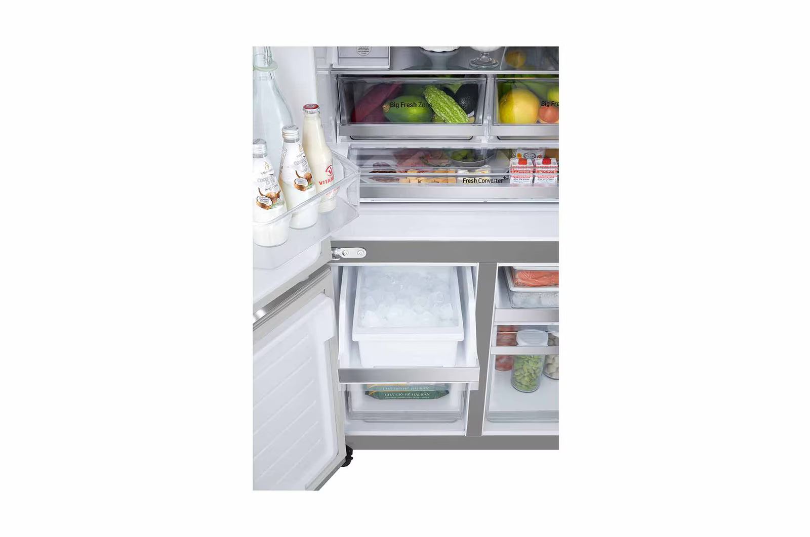 LG GV-B25FFLMB 610L French Door Fridge with Auto Ice Maker in Steel Finish 2025 Mahajan Electronics Online