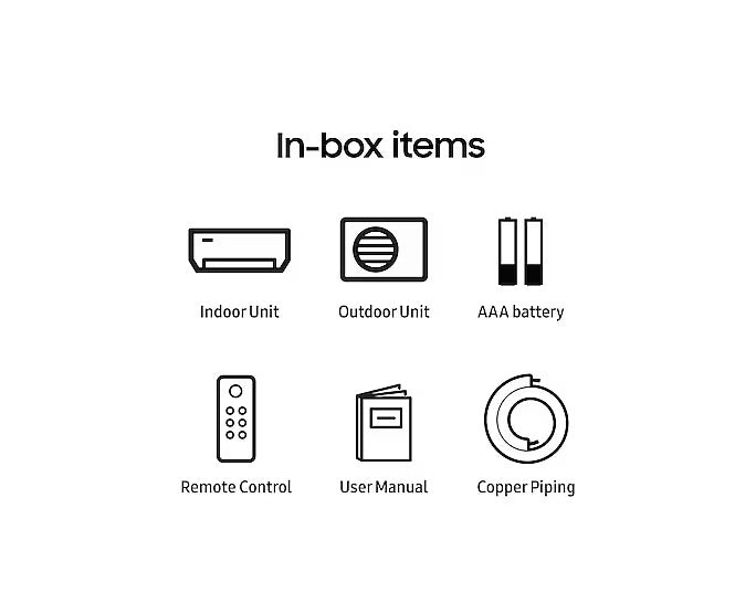 SAMSUNG AR18CX3ZAWK Convertible 5in1 Inverter Split AC (Hot & Cold) , 5.00 kW (1.5), 3 Star Mahajan Electronics Online