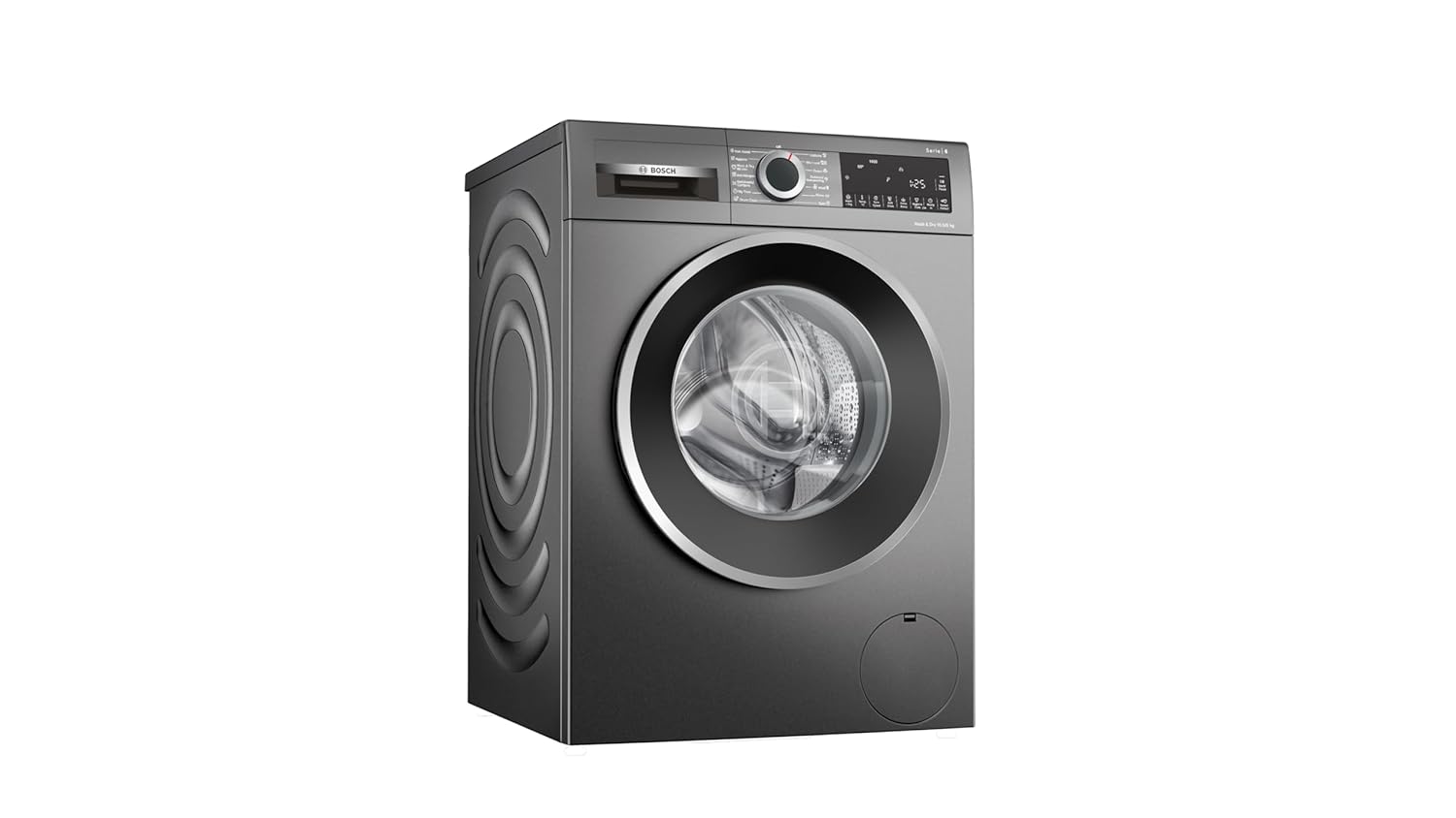 Bosch WNA2E4UCIN 10.5/6 KG Inverter Fully Automatic Front Load Washer Dryer with LED TOUCH DISPLAY (Cast Iron Grey) Mahajan Electronics online