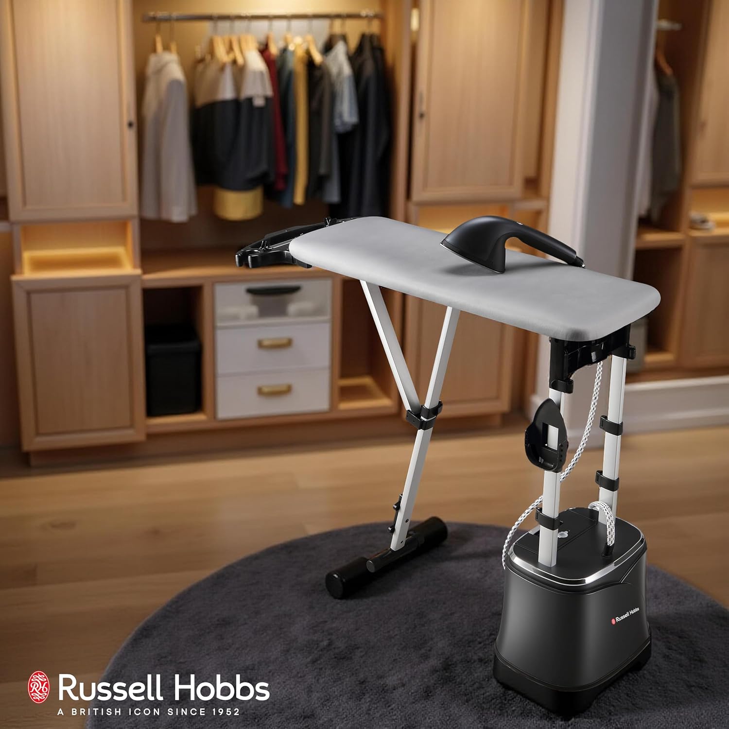 Russell Hobbs RGS2000SS Steam Station 2000W 2-in-1 Vertical Garment Steamer & Dry Iron | 2.2L Detachable – Mahajan Electronics Online.