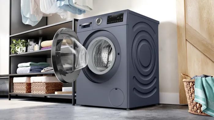 Bosch WGA254ZPIN 10kg 5 Star Anti Stain & AI Active Water Plus Fully Automatic Front Load Washing Machine with Built in Heater ( Pretreatment, Iron Steam Assist & Allergy Plus, Dark lake) Mahajan Electronics Online