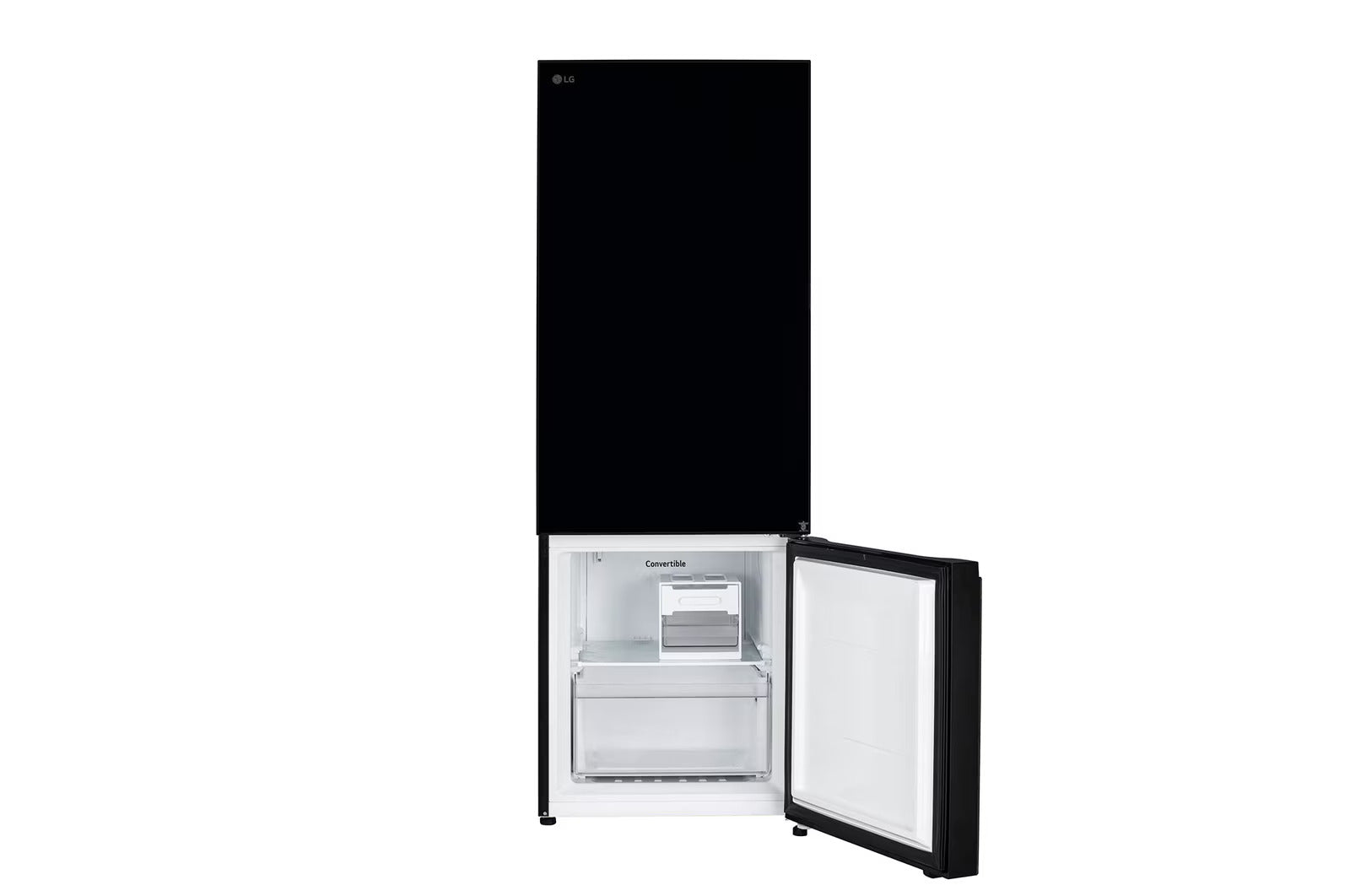 LG GL-B382EBMX 340L Bottom Freezer Refrigerator, Door Cooling+, Wi-Fi Convertible, Metal Fresh, Smart Inverter Compressor Black Mirror, 3 Star Mahajan Electronics Online