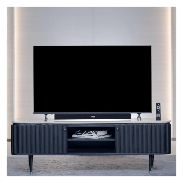 VU 43VIBE-DV 43 Inch 4K QLED Google TV with Dolby Vision, Atmos, 88W Soundbar, HDMI 2.1 & MEMC – Bezel-Less Smart LED TV with 3 Year Warranty Mahajan Electronics Online