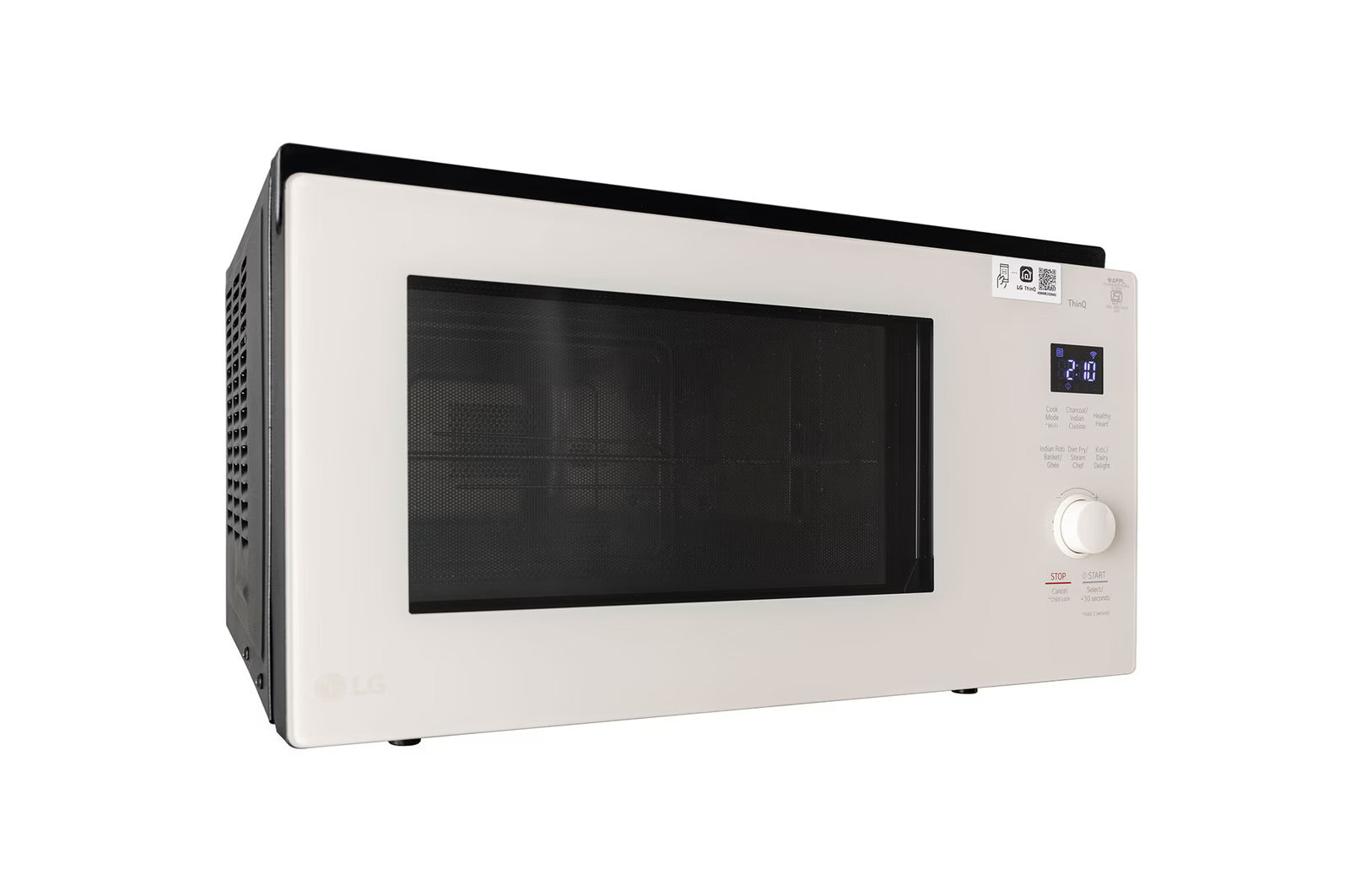 LG MJEN326SBW 32 L Scan-To-Cook Charcoal Convection Microwave Oven with Charcoal Lighting Heater Mahajan Electronics Online