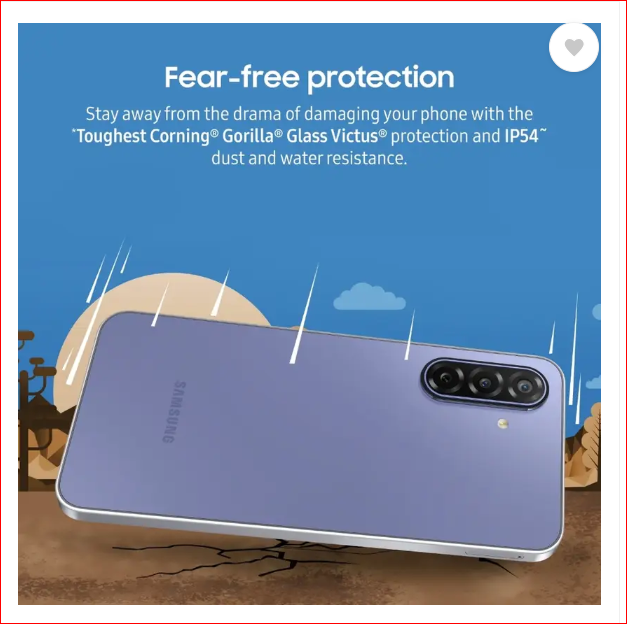 Samsung Galaxy F17 5G (Violet Pop, 128 GB) (8 GB RAM) Mahajan Electronics Online