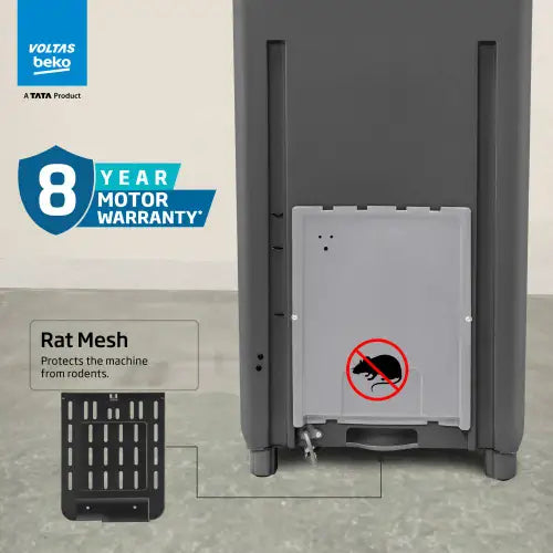 Voltas Beko WTL7004UEA/SPBPOD 7 Kg 5 Star Fully Automatic Top Load Washing Machine with Double Waterfall | 4 Wash Programs | Purestream Pulsator Mahajan Electronics Online