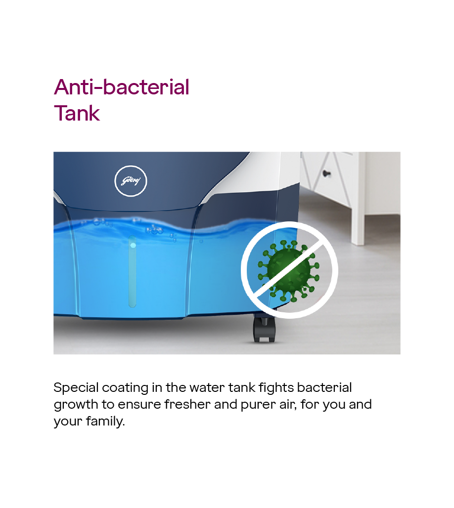 Godrej CL EDGE CBPD 107 RBFN5 PR 87 Litre Desert Air Cooler (Purple, Mechanical Control, 4-Way Air Deflection, 18-Inch Fan, Inverter Compatible) Mahajan Electronics online