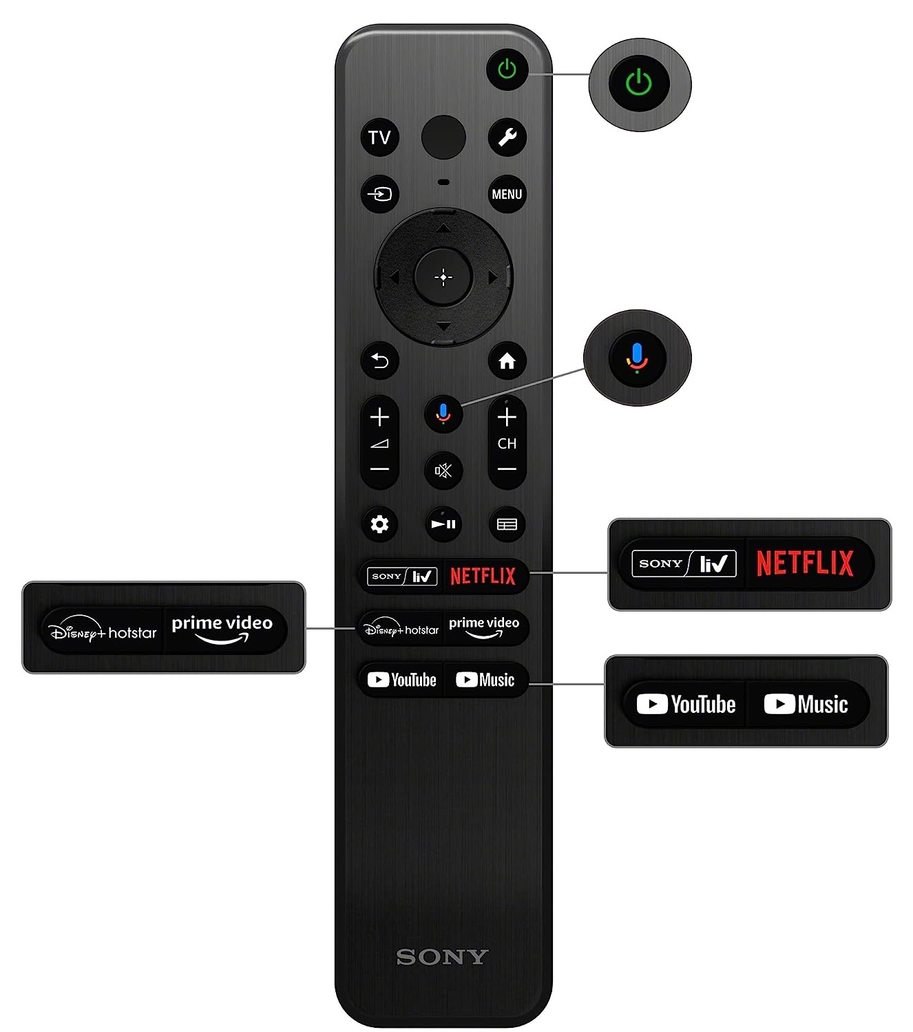 Sony Bravia 108 cm (43 inches) 4K Ultra HD Smart LED Google TV KD-43X75L (Black) - Mahajan Electronics Online