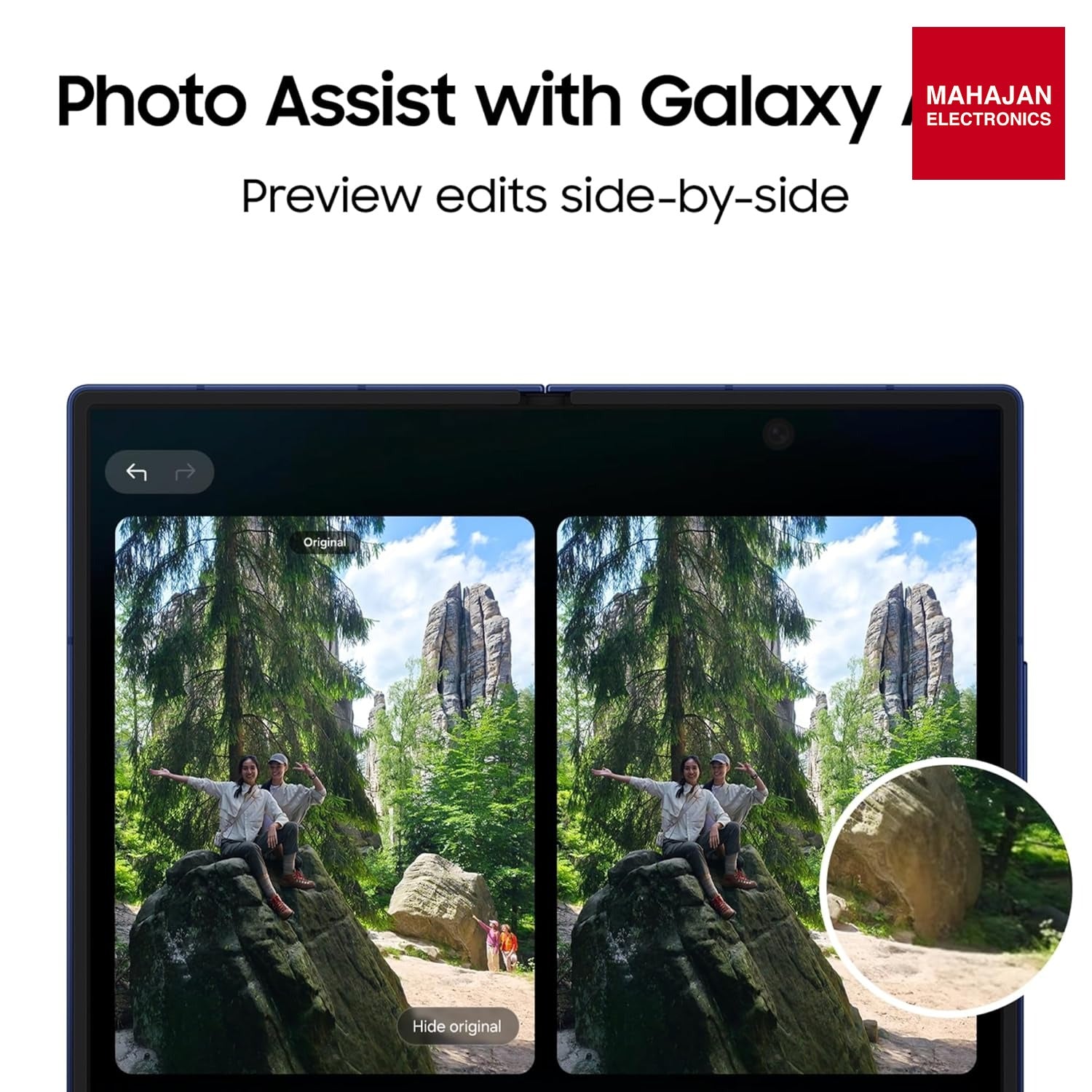 Samsung Galaxy Z Fold7 5G Smartphone with Galaxy AI (Jet Black, 16GB RAM, 1TB Storage), Ultra Sleek Design with 200MP Camera, Powerful Snapdragon 8 Elite, Google Gemini Mahajan Electronics Online