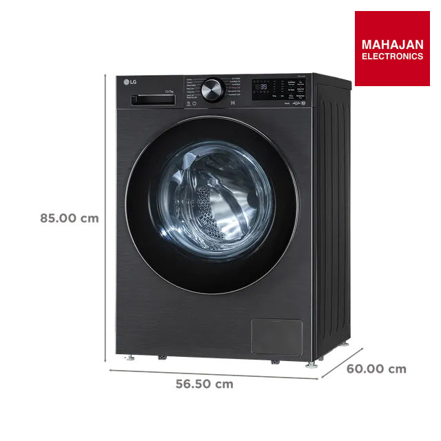 LG FDX1207N5B 12/7 Kg AI Front Load Washer Dryer (Platinum Black) – Mahajan Electronics Online.