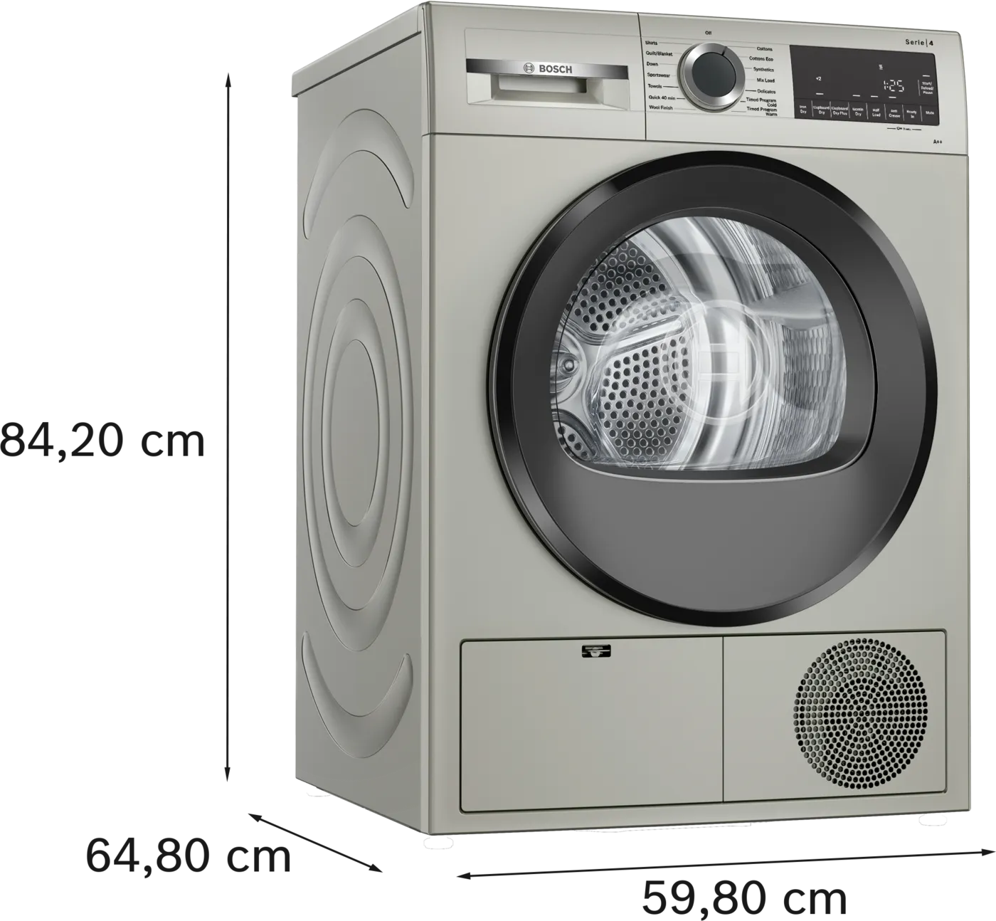 Bosch WQG24108IN Series 4 heat pump tumble dryer 9 kg Silver inox
Mahajan Electronics Online