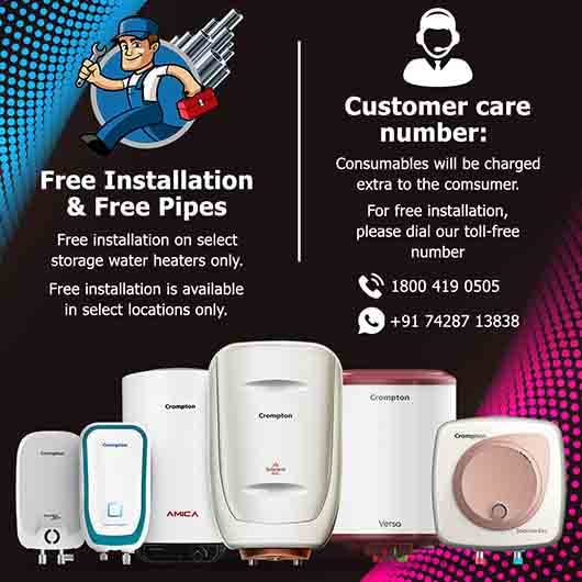 Crompton Arno Supremus 25-L 5 Star Rated Storage Water Heater (Geyser) With Advance 3 Level Safety (White), Wall Mounting - Mahajan Electronics Online