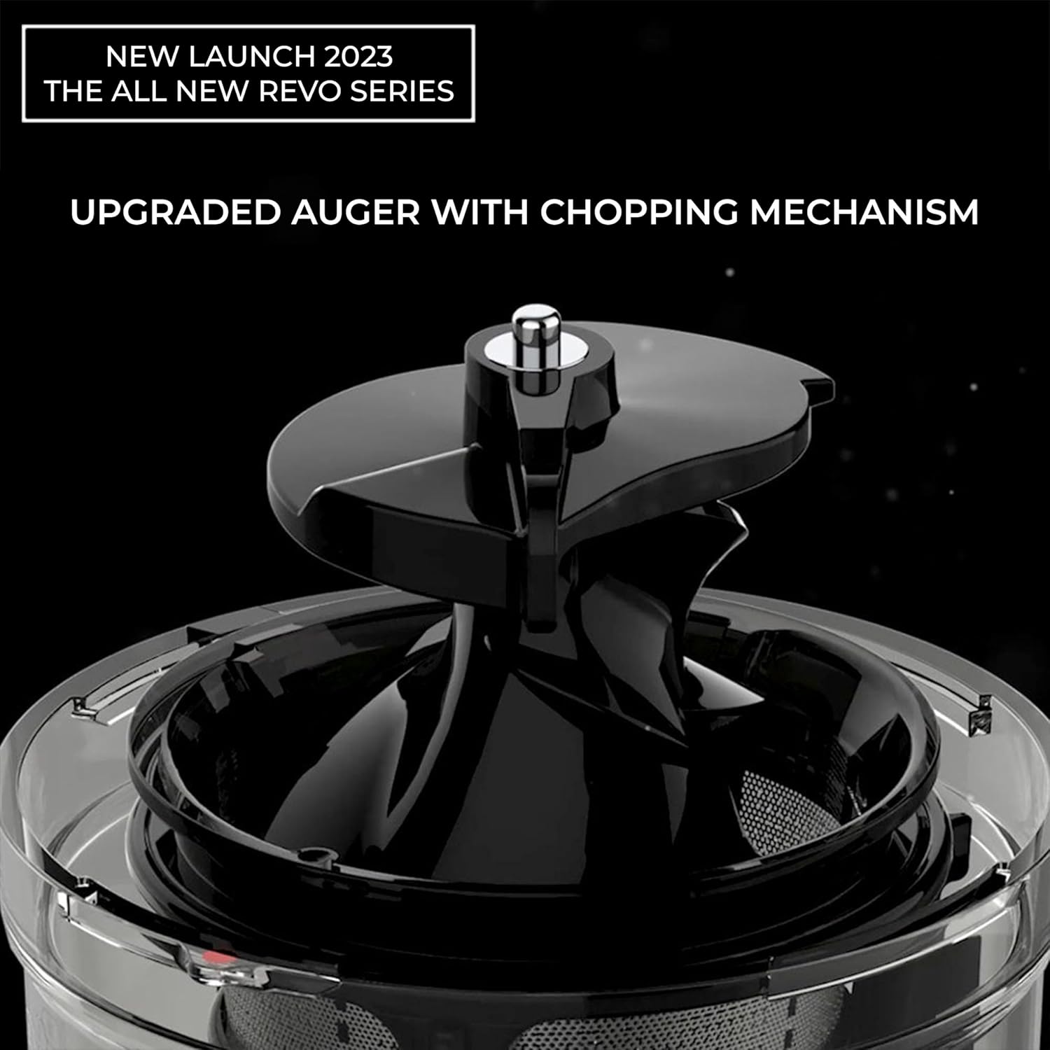 Kuvings REVO830 Black Luxury Cold Press Whole Slow Juicer, World's 1st Patented Auto-Cutting Auger to reduce juicing time, 12 Yrs Motor Warranty, 240W Strong Motor, All-in-1 Fruit & Vegetable Juicer Mahajan Electronics Online