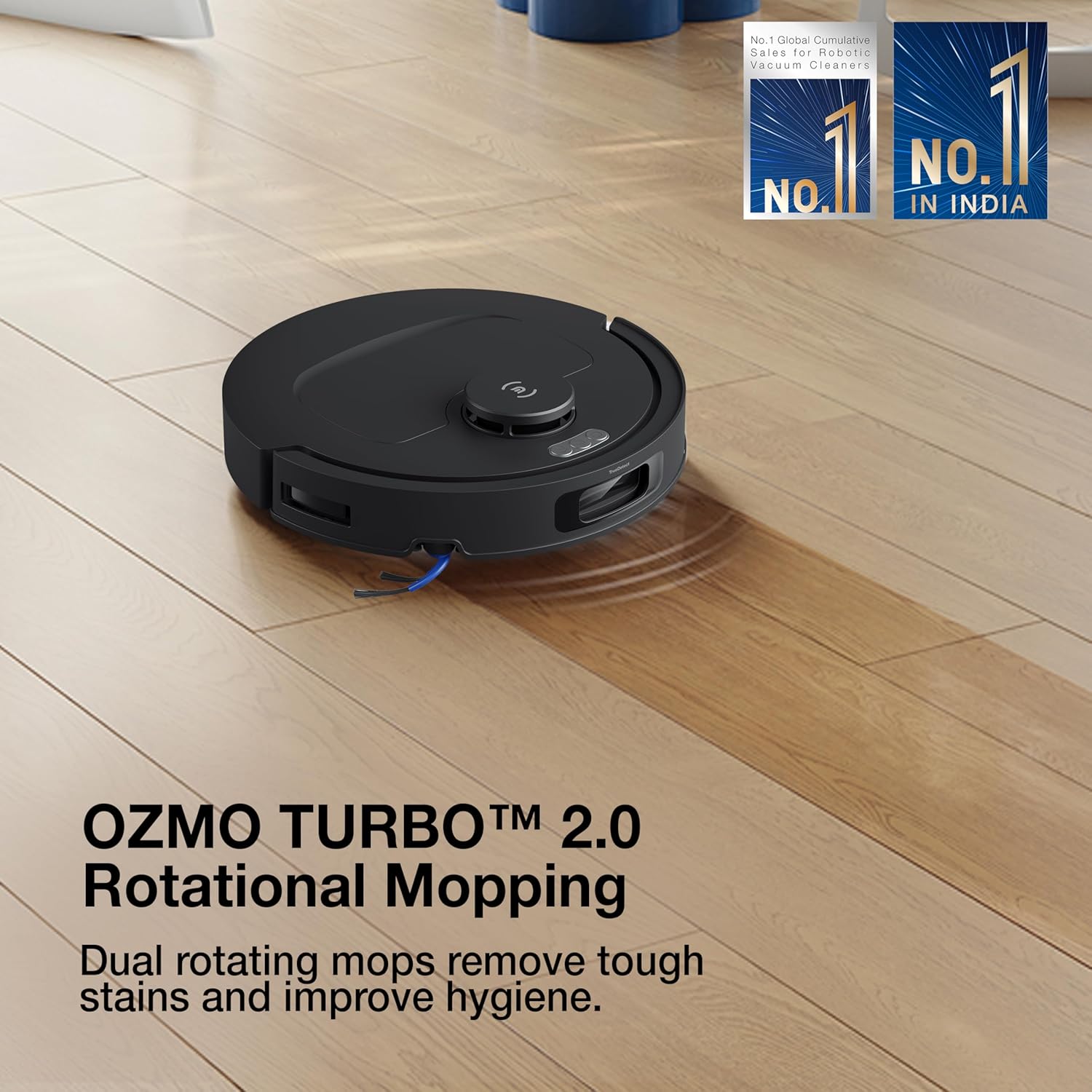 ECOVACS N50 Pro Mini Robot Vacuum and Mop, PowerBoost Charging, Self-Washing Mop, 25000Pa Suction Mahajan Electronics Online