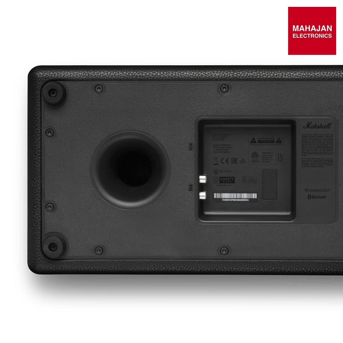Marshall Stanmore IV Wired Connectivity Home Speaker with Bluetooth 5.3 with Auracast & RCA or 3.5mm Input - Black – Mahajan Electronics Online.