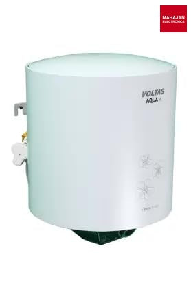 Voltas Aqua M 355VMBWT 35 L 5 Star Storage Water Heater Geyser with Copper Heating Element & ABS Body (White) – Mahajan Electronics Online.