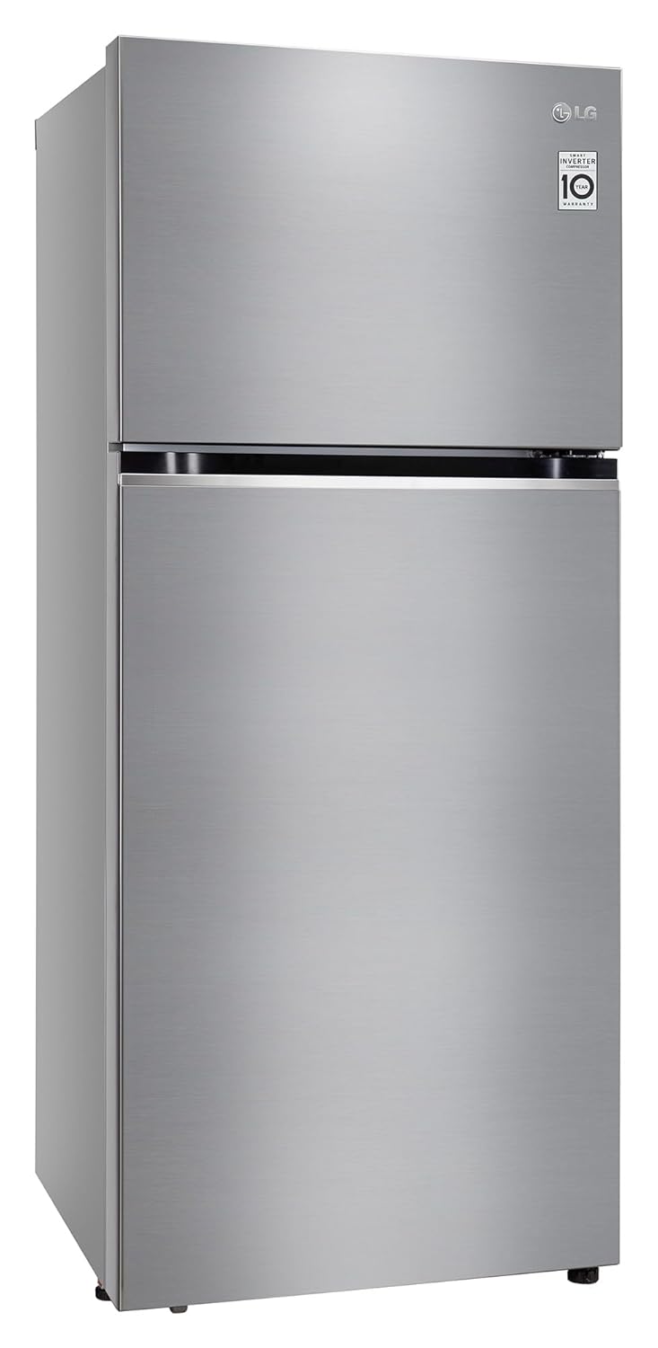 LG GL-S422SPZX 398 L 3 Star Frost-Free Smart Inverter Double Door Refrigerator (Shiny Steel, Convertible with Express Freeze) Mahajan Electronics online