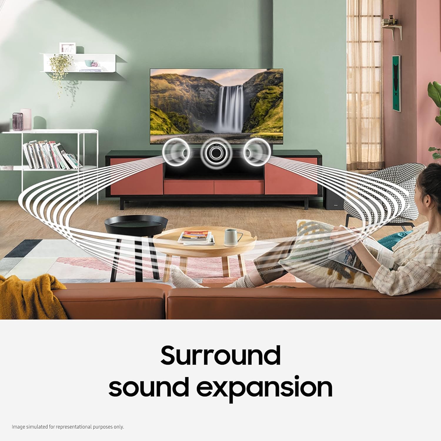 Samsung HW-B450F/XL 2.1 Channel Dolby Digital Soundbar (Powerful Bass, Black) – Mahajan Electronics Online.
