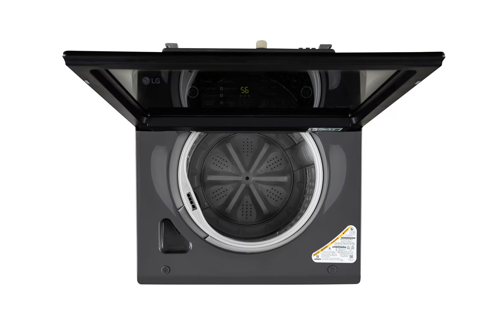 LG T80KMMB3Z 8Kg Top Load Washing Machine, Hard Water Wash, Middle Black, 5 Star Mahajan Electronics Online