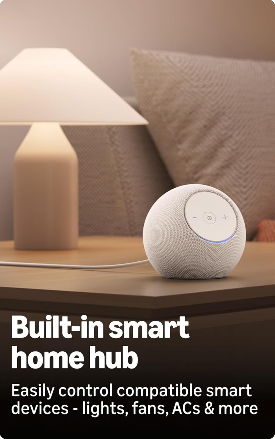 All-new Amazon Echo Dot Max, Alexa speaker with 3X bass and room-filling sound, hands-free smart home โ Mahajan Electronics Online.