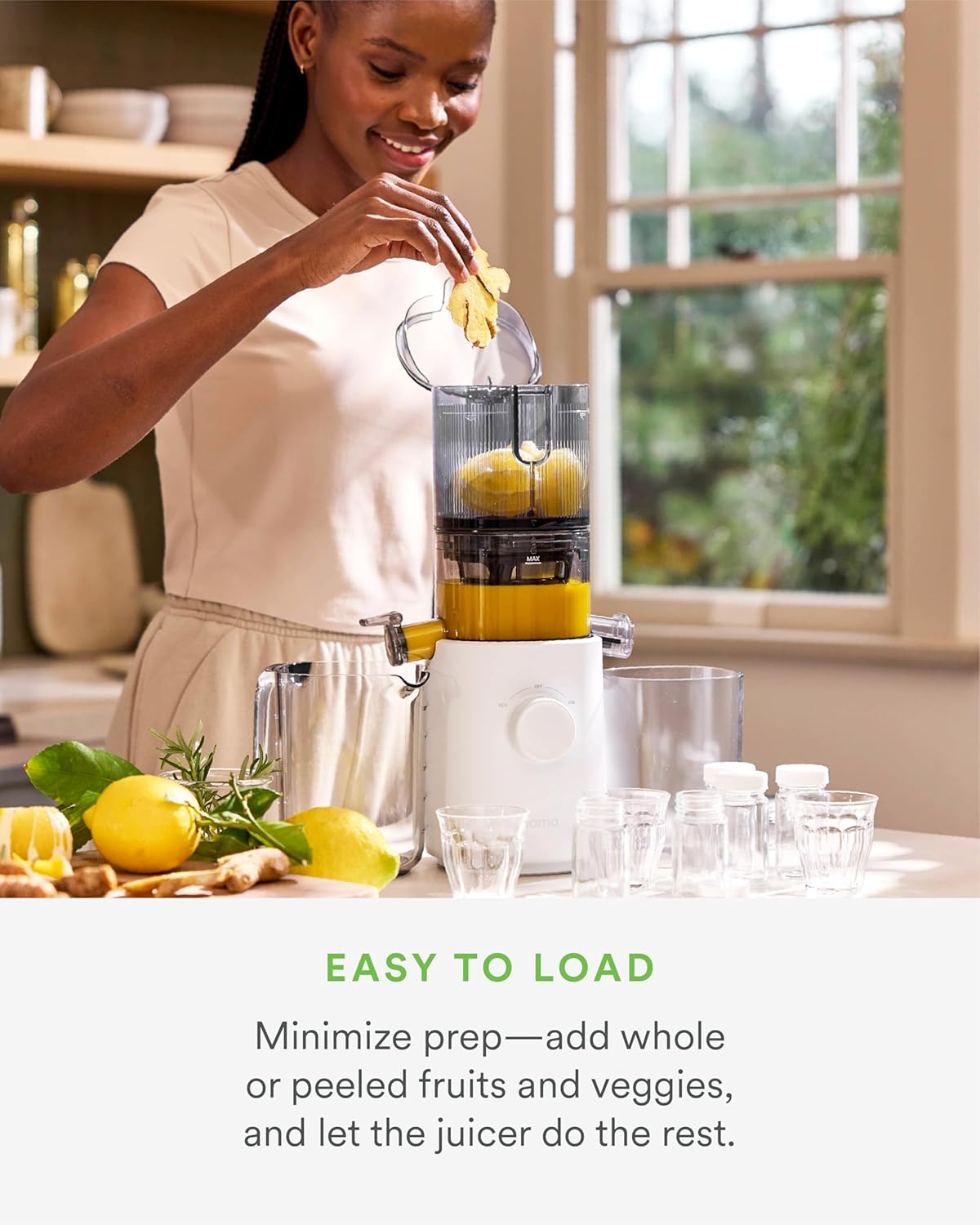 Nama J3 Compact Cold Press Juicer β Self-Feeding, Portable & Nutrient-Rich Juicing