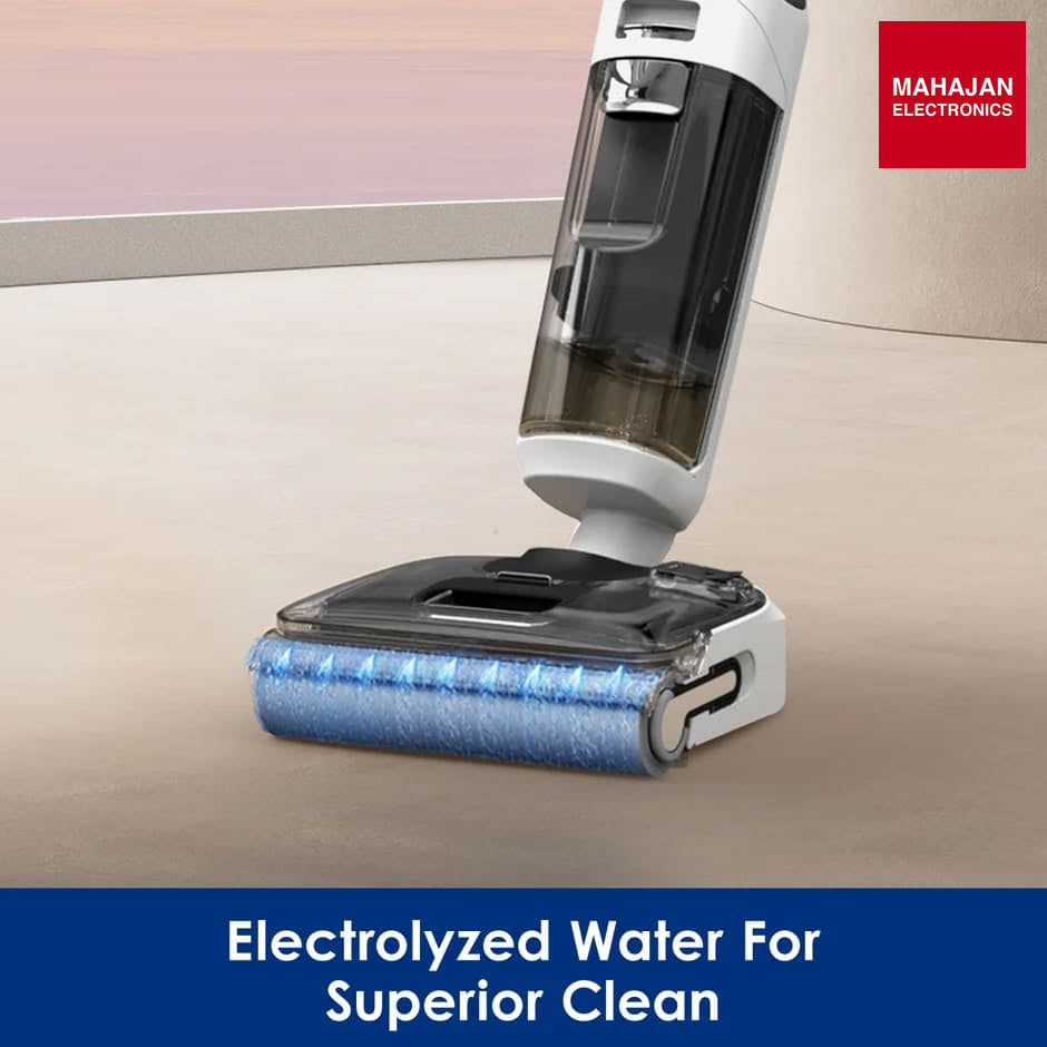 Tineco Floor One S6 Stretch Max Cordless Wet Dry Vacuum Cleaner, 180°Lay-Flat Smart Vacuum Mop, 45 Minutes Long Runtime 158℉ Flashdry Self-Cleaning Tineco