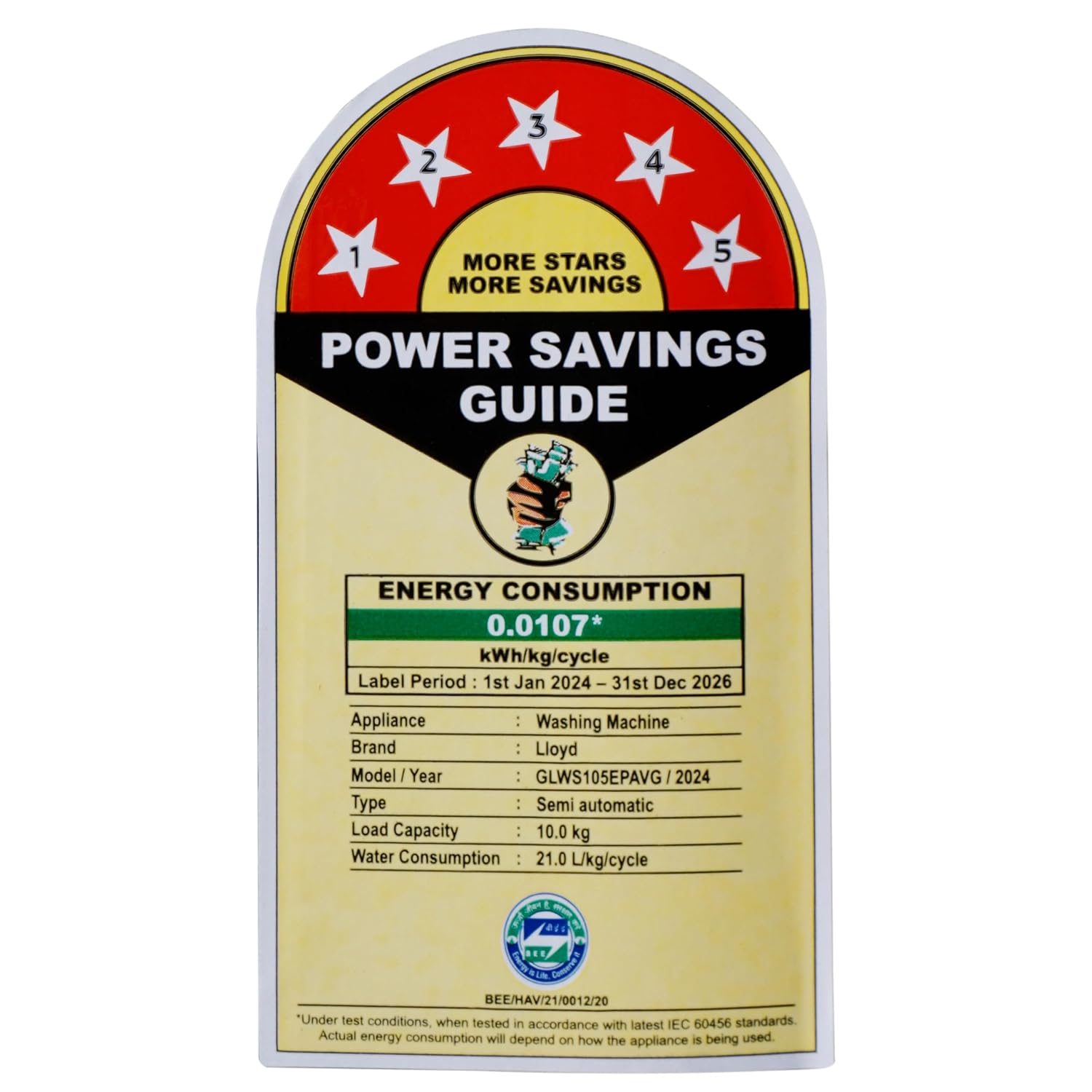 Havells-Lloyd GLWS105EPAVG  Elante Pluss 10 Kg 5 Star Semi-Automatic Top Load Washing Machine (Dark Grey Tub with Orange Lids Color) Mahajan Electronics Online