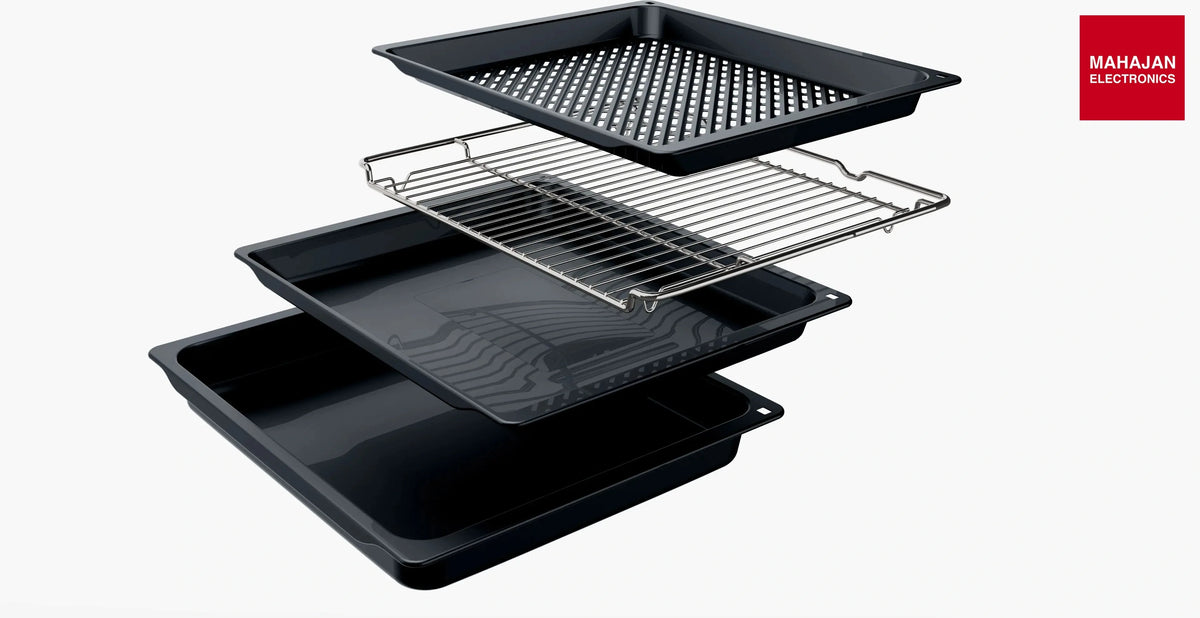Bosch HUA716EA0I Built-in oven with added steam function 60 x 60 cm Black – Mahajan Electronics Online.