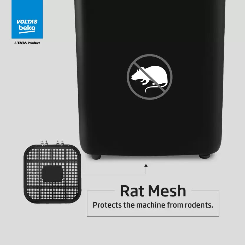 Voltas Beko WTL6504UEA/BPB 6.5 kg Fully Automatic Top Load Washing Machine Black Mahajan Electronics Online